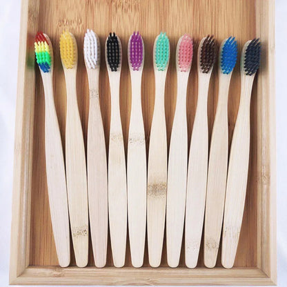 Bamboo Toothbrush Set