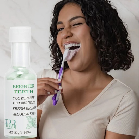 Brighten Teeth Chewable Toothpaste Tablets