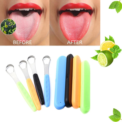 Tongue Scraper Cleaner with Storage Case