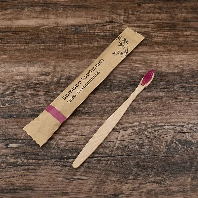 Bamboo Toothbrush Set