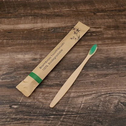 Bamboo Toothbrush Set